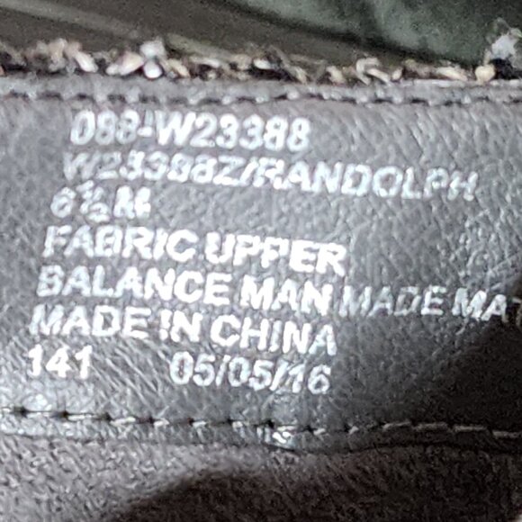 White Mountain Black Faux Suede Zip Buckle Fabric Upper Ankle Randolph Boot 6.5M - Picture 16 of 16